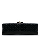 CC Quilted Lambskin Pearl Clutch
