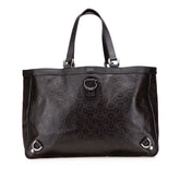 Leather Abbey D Ring Horsebit Tote