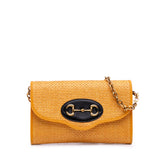 Raffia Horsebit 1955 Chain Crossbody