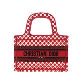 DiorAmour Mini Embroidered Canvas Dots Book Tote