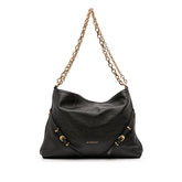 Medium Leather Voyou Chain Crossbody