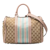 Medium GG Canvas Web Joy Boston Bag