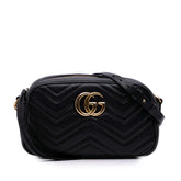 Small GG Marmont Matelasse Leather Crossbody