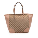 GG Canvas and Leather Bree Tote