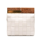 Lambskin Maxi Intrecciato The Snap Clutch