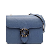 Small Dollar Calfskin Interlocking G Crossbody