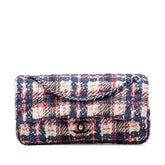 CC Nylon Tweed Print Single Flap