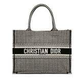 Medium Houndstooth Book Tote