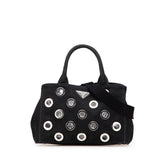 Small Canvas Canapa Grommet Satchel