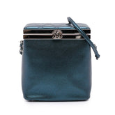 CC Metallic Calfskin Vanity Case