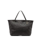 XL Quilted Caviar Shopping Fever Tote