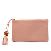 Calfskin Bamboo Clutch
