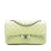 Medium Classic Lambskin Double Flap