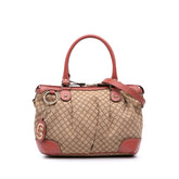Diamante Canvas Sukey Satchel