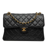 Jumbo Quilted Caviar Double Sided Flap