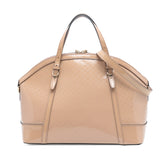 Large Microguccissima Patent Nice Dome Satchel