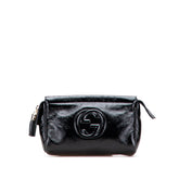 Soft Patent Soho Clutch
