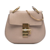 Mini Grained Lambskin Drew Crossbody