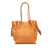 Medium Leather Flamenco Knot Tote
