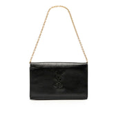 Crinkled Calfskin Belle de Jour Chain Clutch