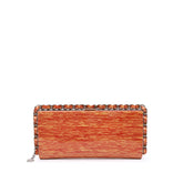 CC Patent Striped Chain Around Clutch