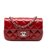 Extra Mini Rectangular Classic Patent Single Flap