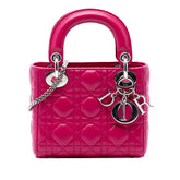 Mini Lambskin Cannage Lady Dior