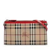 Haymarket Check Coated Canvas Peyton Crossbody
