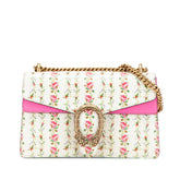 Limited Edition Small Calfskin Floral Print Dionysus Shoulder Bag