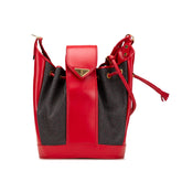 Coated Canvas Bucket Bag