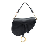 Mini Grained Calfskin Saddle Bag
