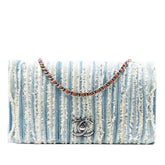 CC Denim Fringe Single Flap