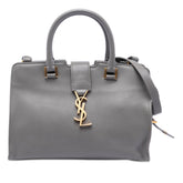 Baby Leather Monogram Downtown Cabas Satchel