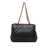 Small Quilted Calfskin Chain Me Tote