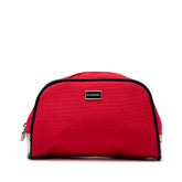 Nova Check Trimmed Canvas Pouch