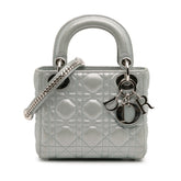 Mini Iridescent Lambskin Cannage Lady Dior