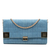 CC Chocolate Bar Denim Flap
