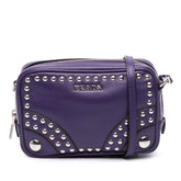 Mini Leather Studded Camera Bag