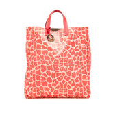 Leopard Print Canvas Shopper Tote