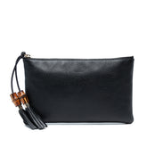 Calfskin Bamboo Clutch