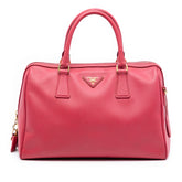 Saffiano Lux Convertible Bowler Bag