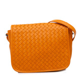 Nappa Intrecciato Flap Crossbody