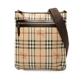 Haymarket Check Coated Canvas Crossbody