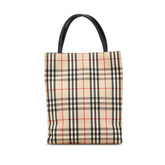 House Check Canvas Handbag