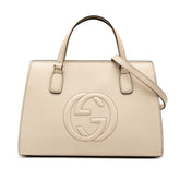 Medium Leather Soho Satchel