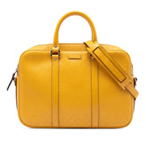 Medium Diamante Bright Leather Business Bag