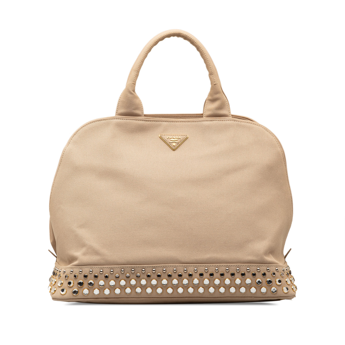 Canapa Studded Dome Shopping Tote_0