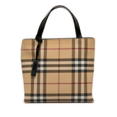 House Check Canvas Handbag