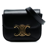 Mini Shiny Calfskin Triomphe Crossbody