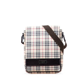 House Check Canvas Flap Crossbody
